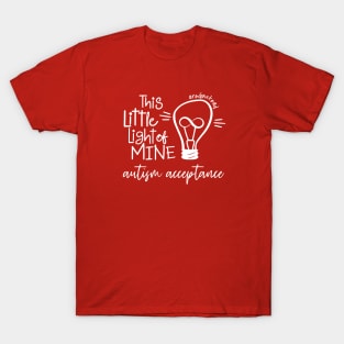 Autism Acceptance Red Instead T-Shirt